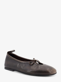Alohas Women's Rosalind Leather Ballerinas Brown