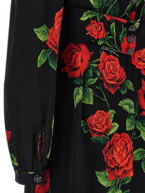 Dolce &amp; Gabbana Rose Dress Red