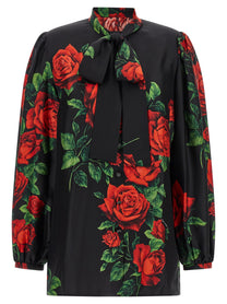 Dolce &amp; Gabbana Rose Shirt Black