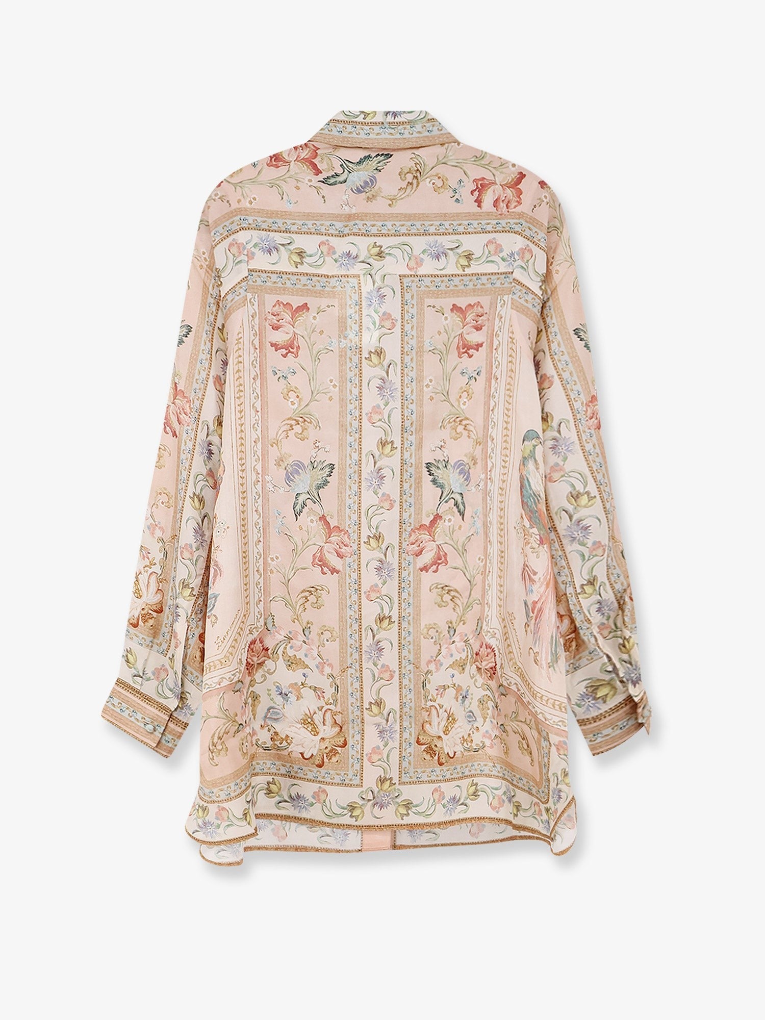 Zimmermann Women's Roselight Silk Shirt Blue