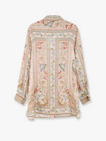 Zimmermann Women's Roselight Silk Shirt Blue