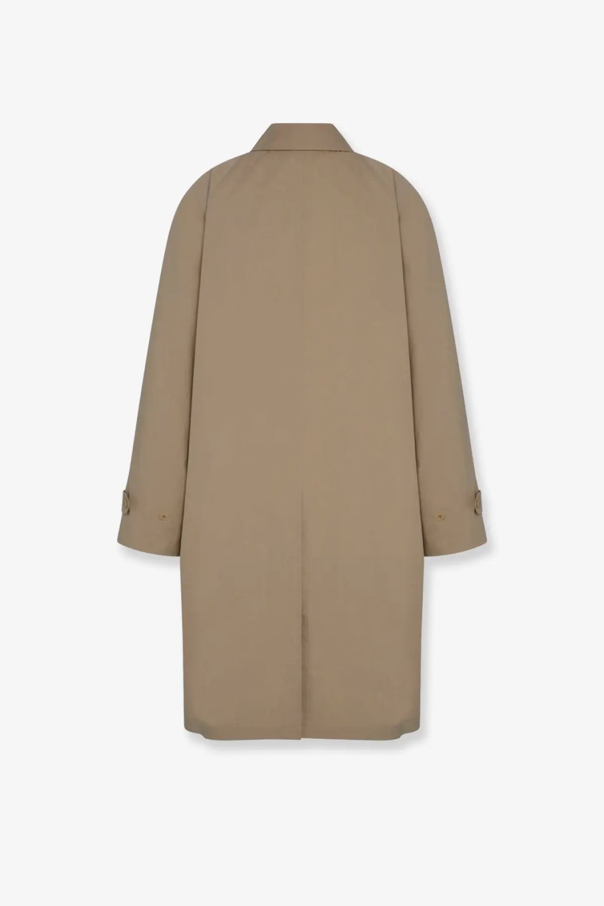 The row women’s dayton waterproof coat beige trench coat with classic collar and buttoned cuffs