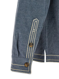 ISABEL MARANT Rudy Overshirt Blue