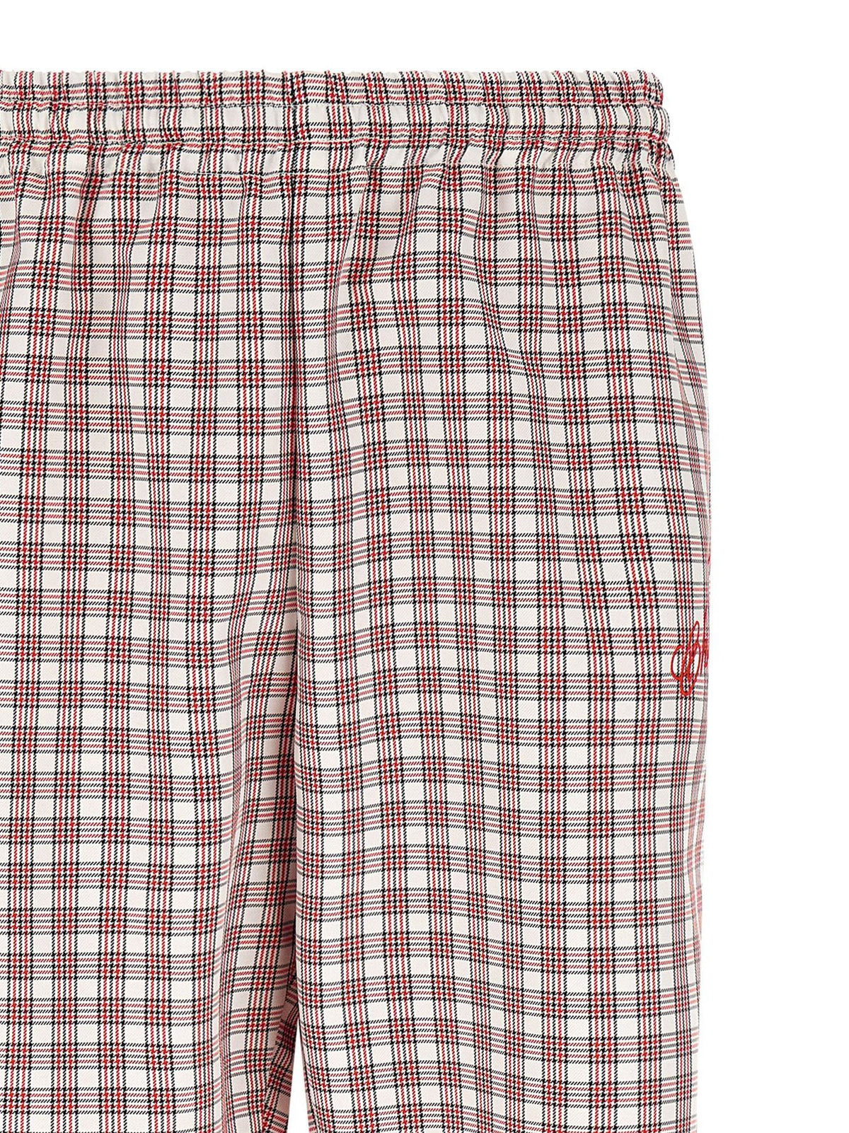 Willy Chavarria Ruff Rider Pants Red