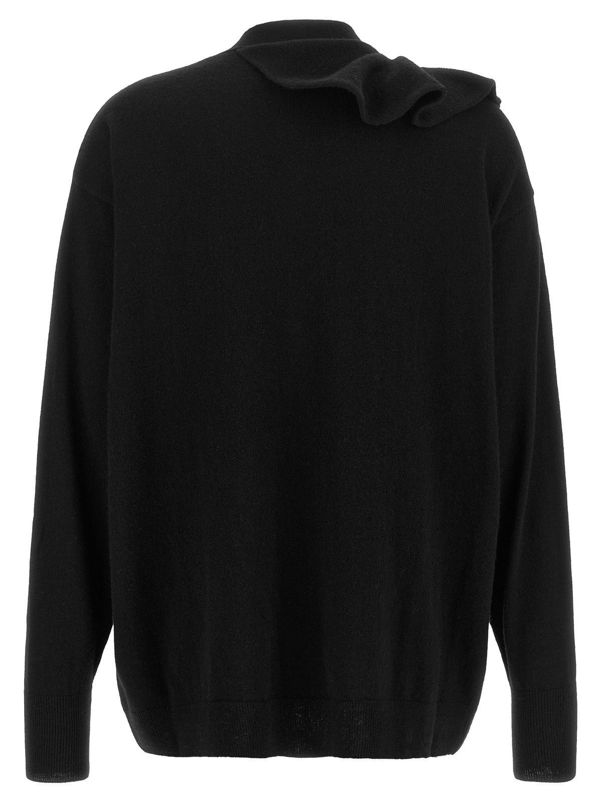 Nude Lucy Ruffle Cardigan Black