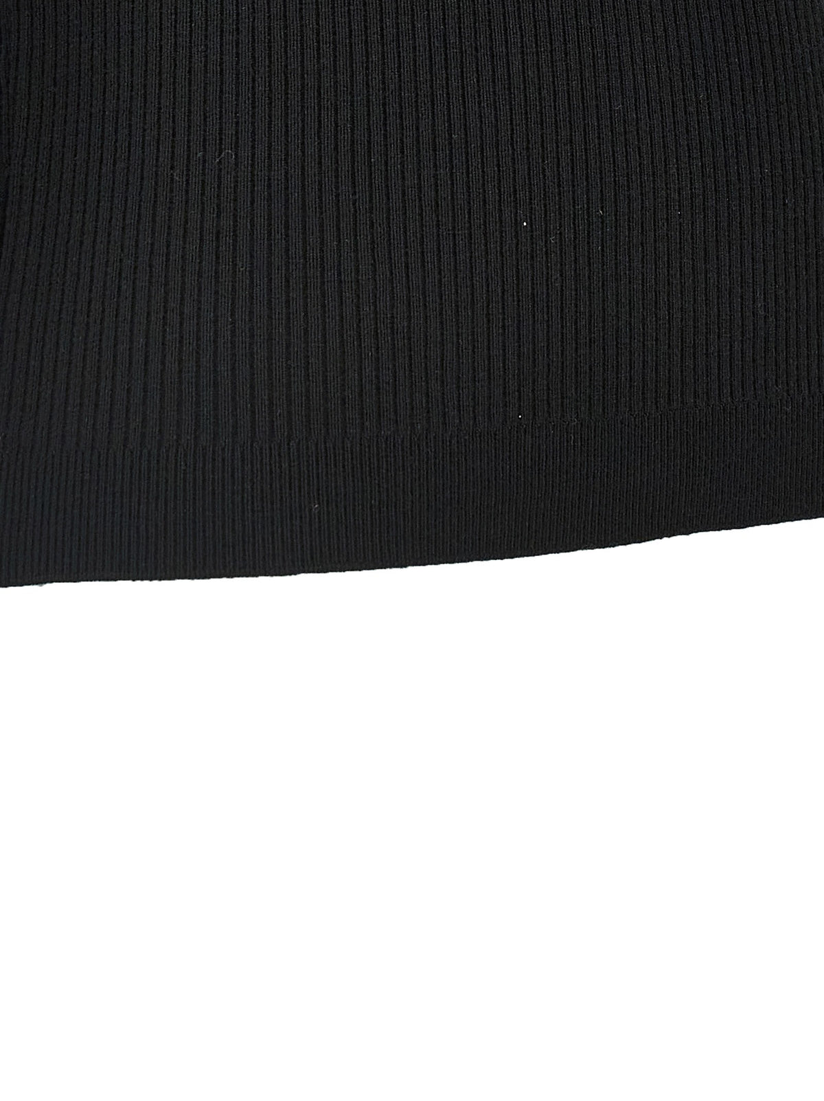 Alessandra Rich Ruffle Shirt Black