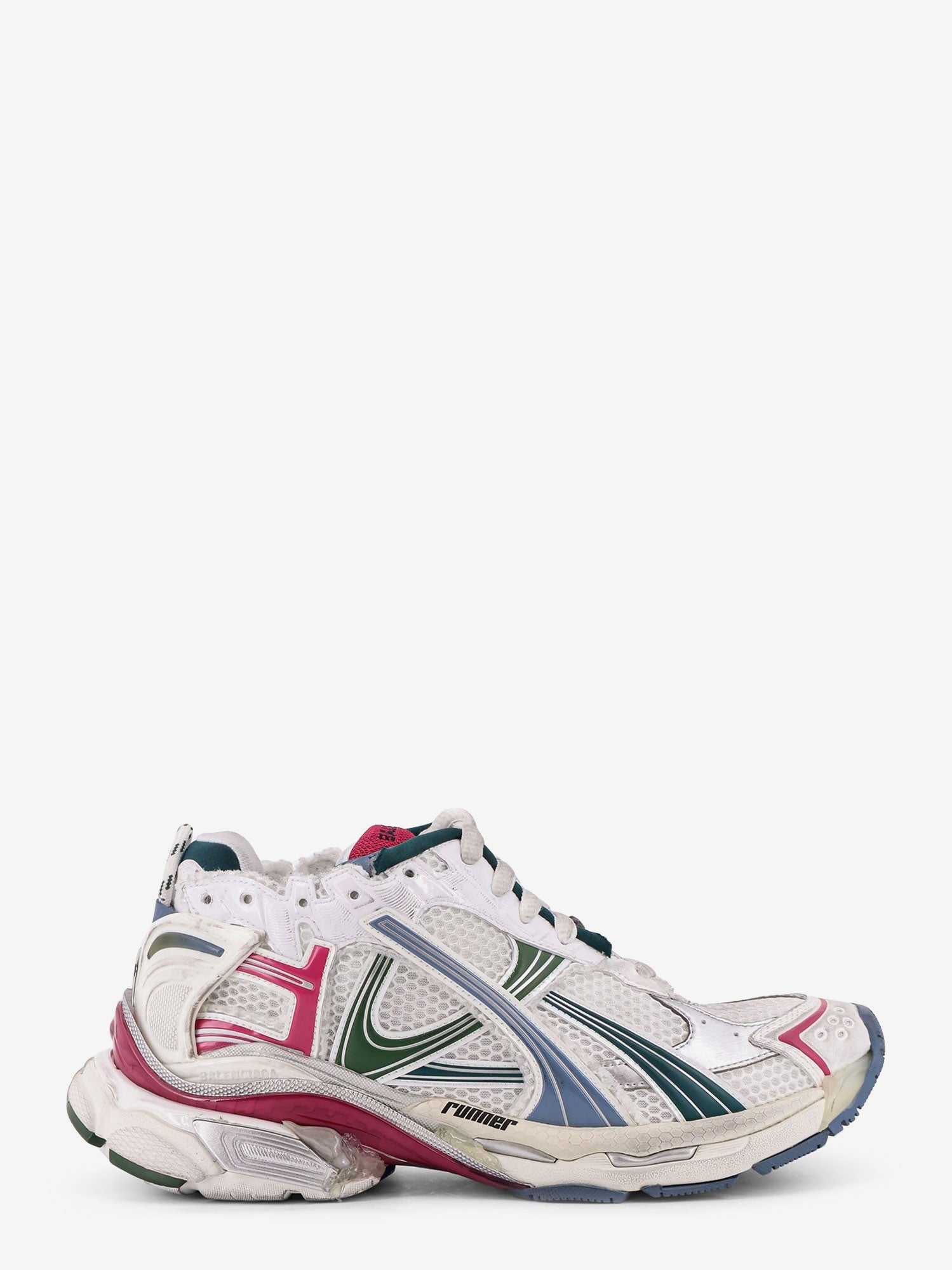 Balenciaga Men's Runner Sneakers Gold