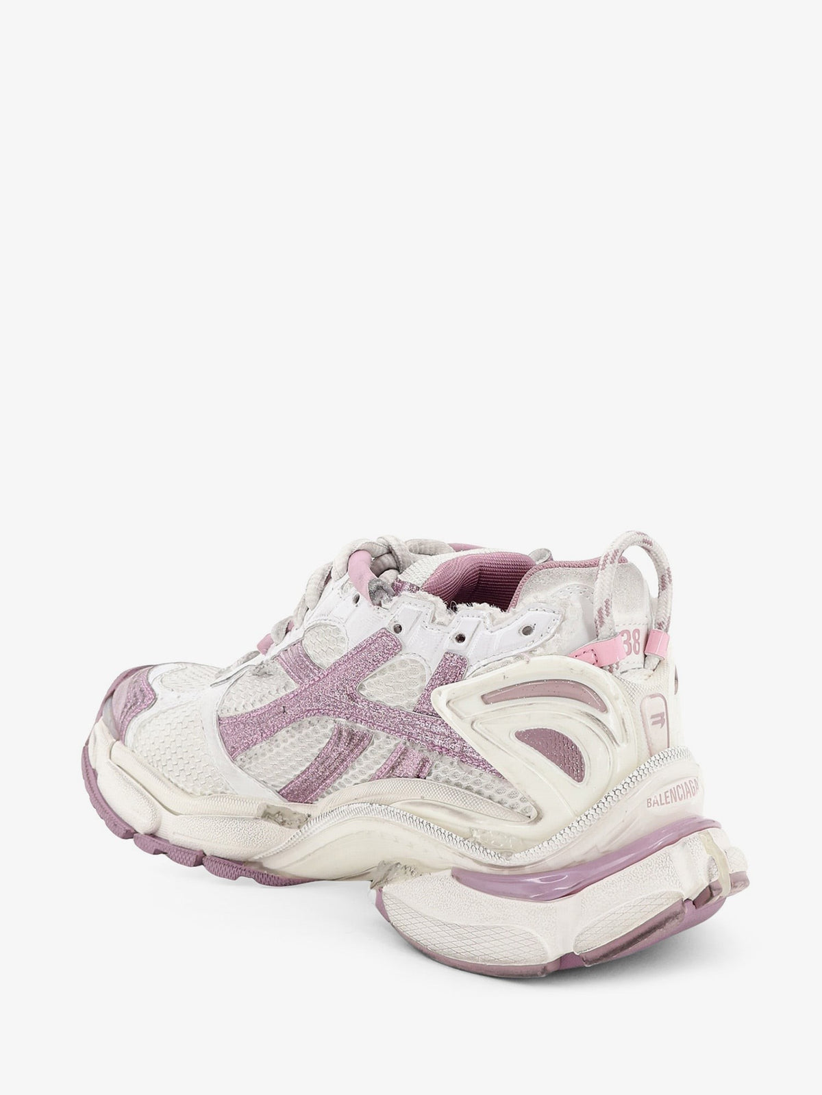 Balenciaga Women's Runner Mesh Sneakers White