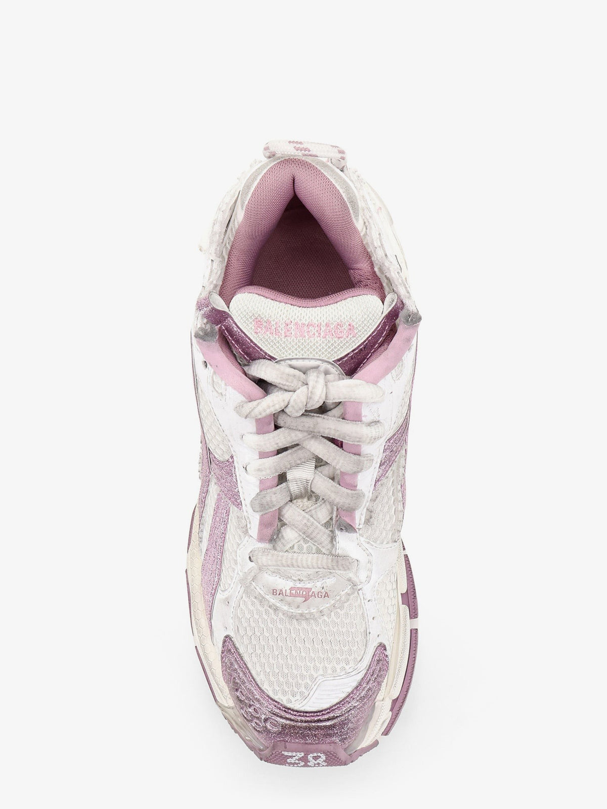 Balenciaga Women's Runner Mesh Sneakers White