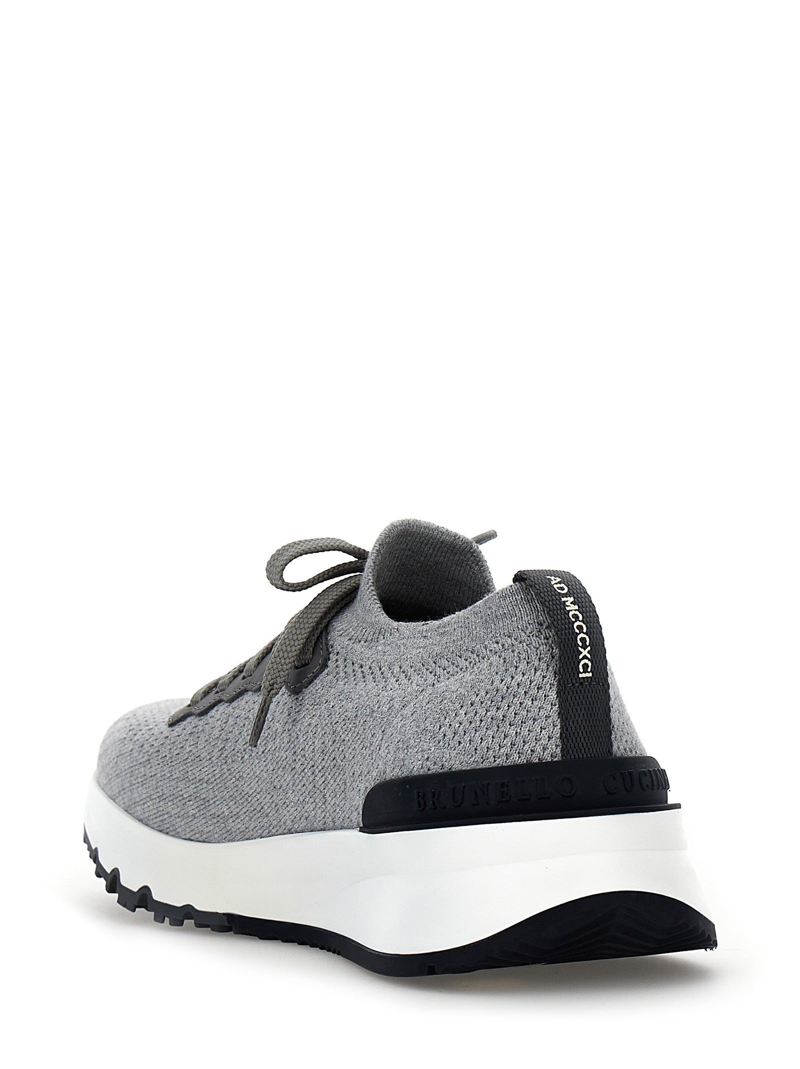 Brunello Cucinelli Men's Runners Sneakers Grey