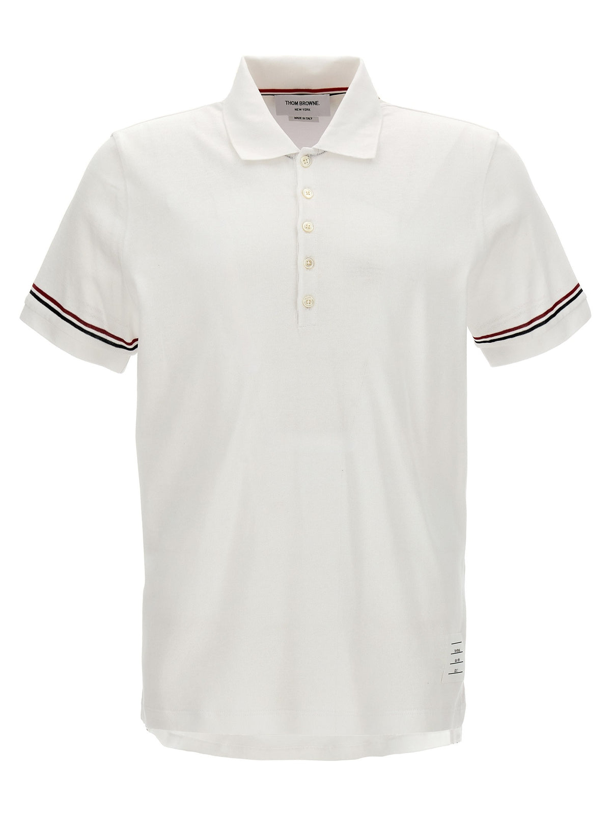 Thom Browne Rwb Polo Shirt White