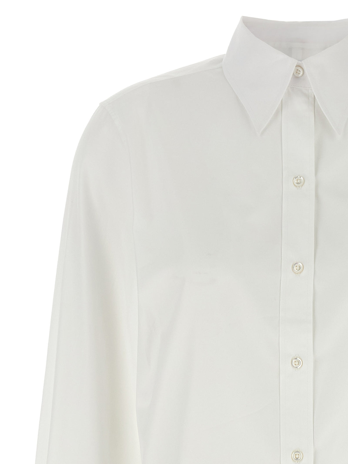 Thom Browne Rwb Tape Cuffs Shirt White