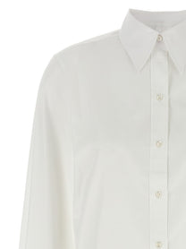 Thom Browne Rwb Tape Cuffs Shirt White
