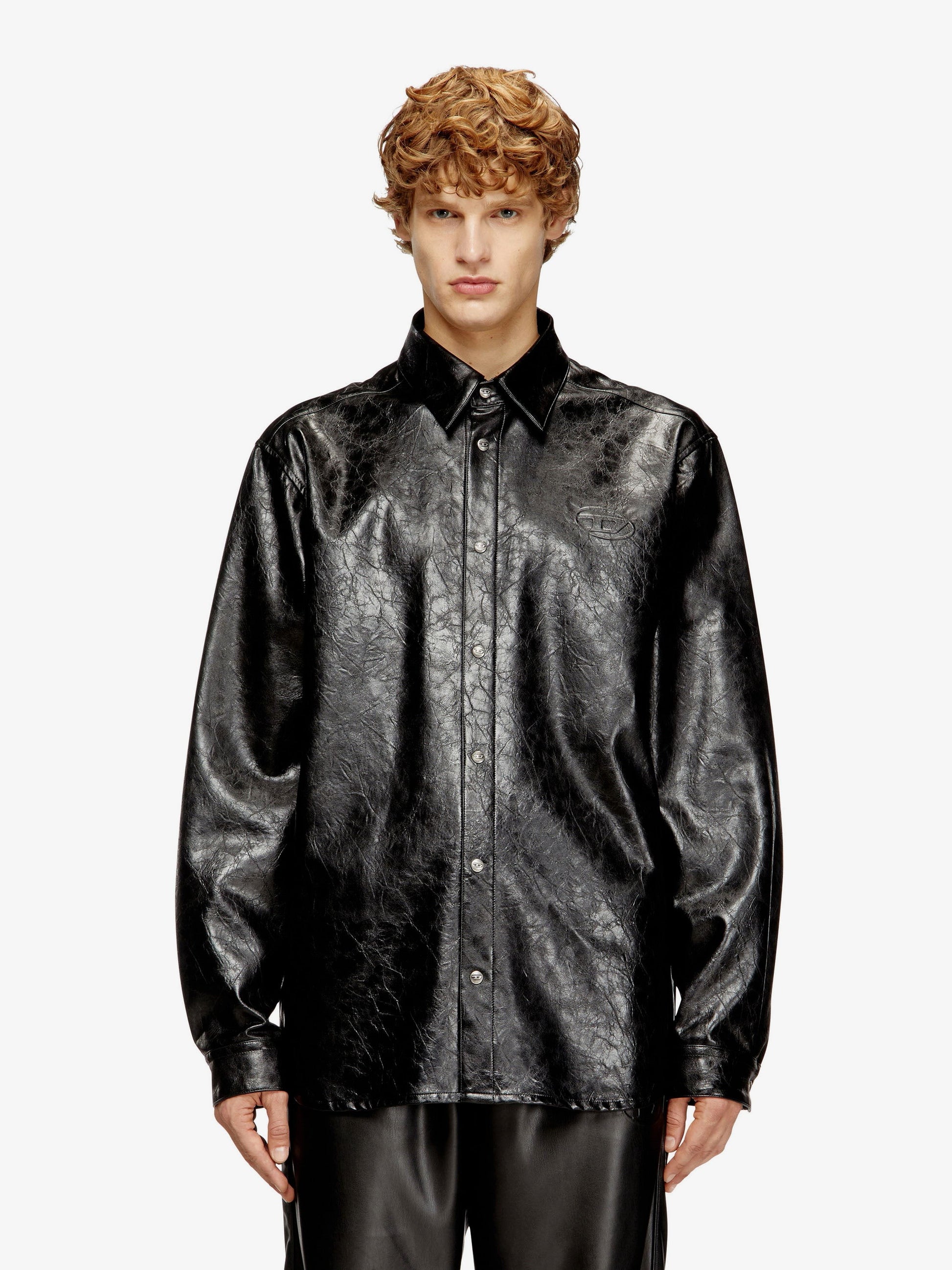 Diesel Men's Simply Qmbu Shirt Black