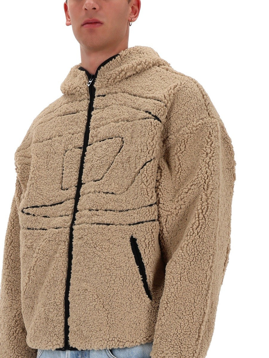 Diesel Men's Zat Sweatshirt Beige