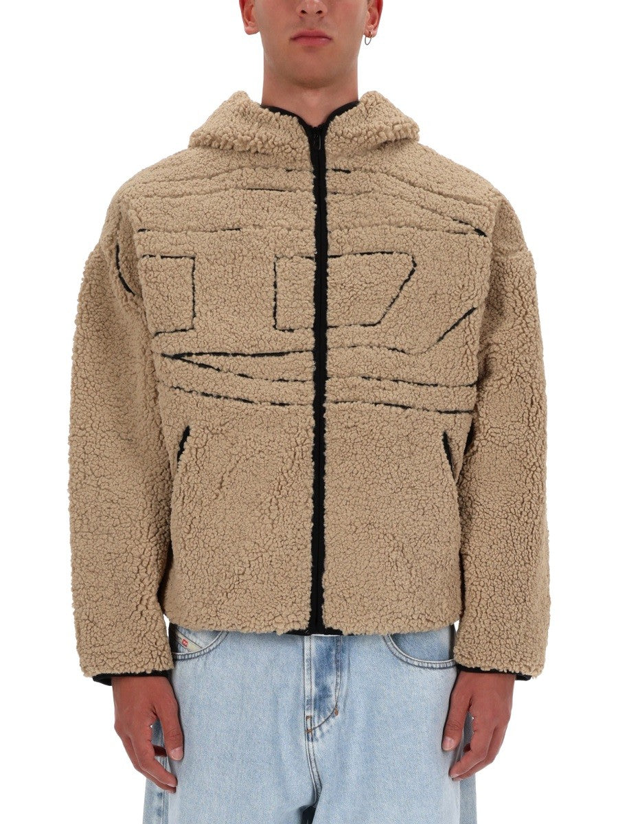 Diesel Men's Zat Sweatshirt Beige
