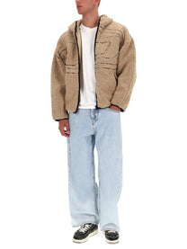 Diesel Men's Zat Sweatshirt Beige