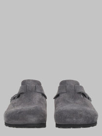 Birkenstock Unisex Sabot Boston in Suede Grey