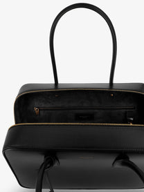 Saint Laurent Women's Sac De Jour in Box Shoulder Bag Black
