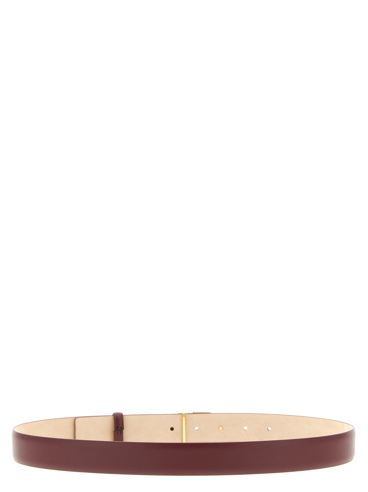 Khaite Saddle Belt Red