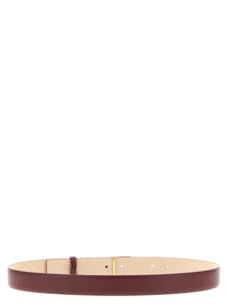 Khaite Saddle Belt Red