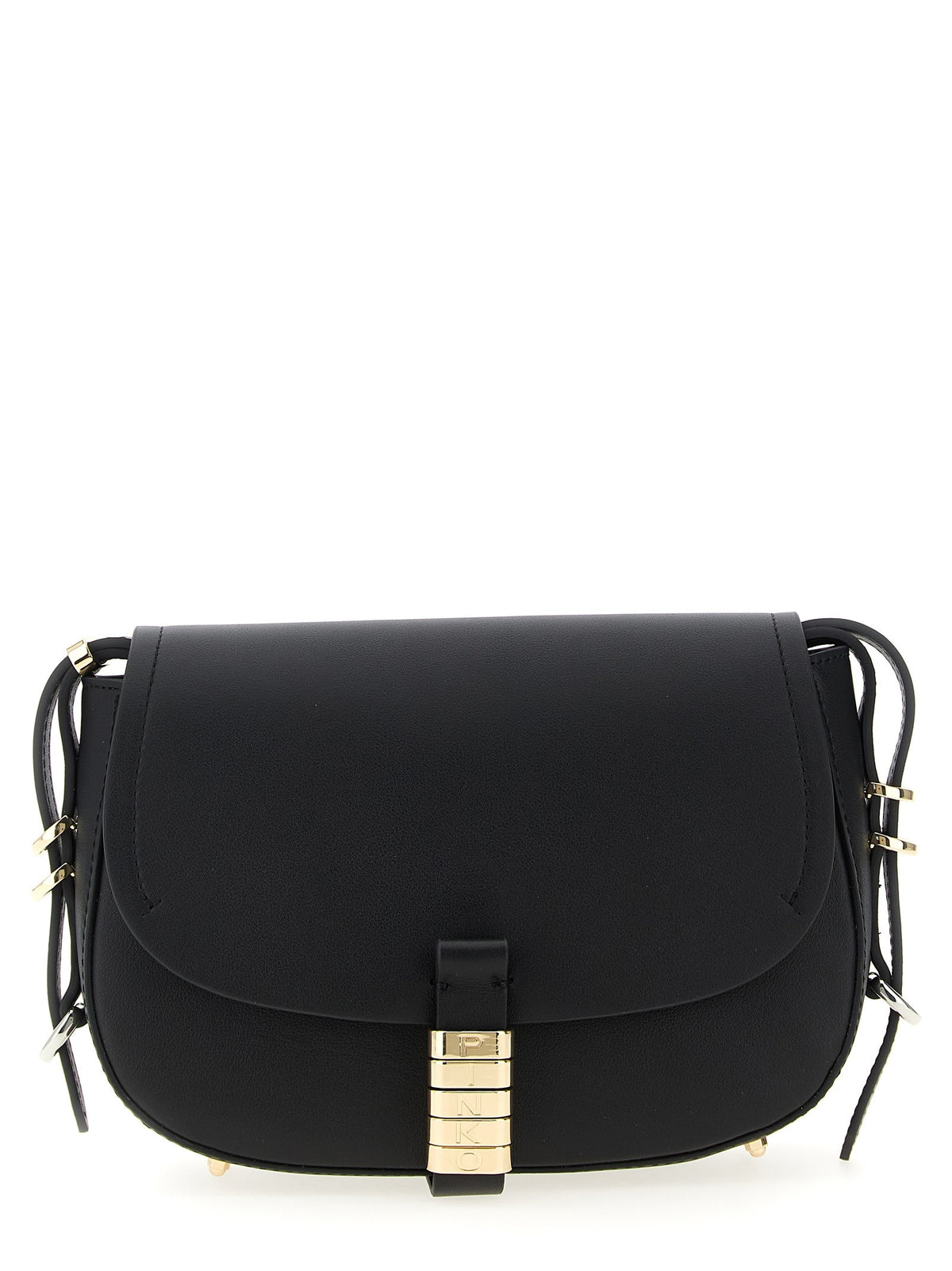Pinko Saddle Mini Crossbody Bag Black