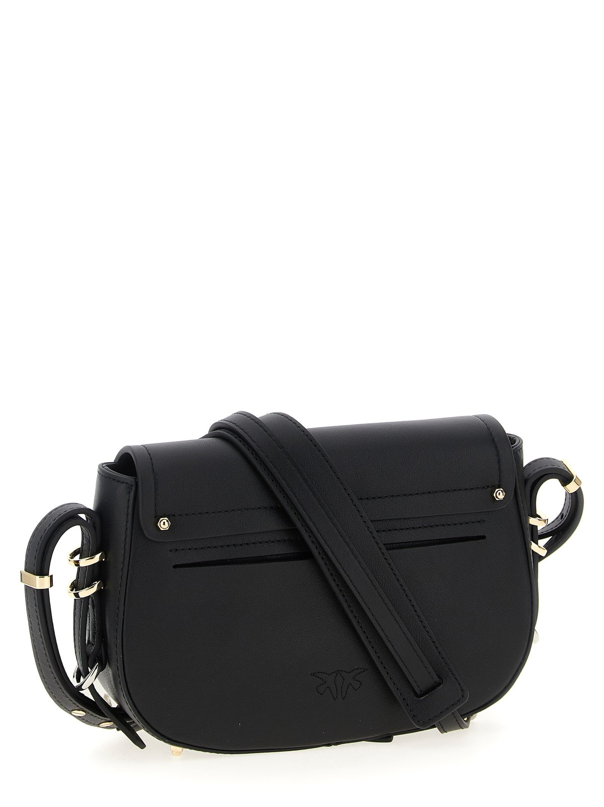 Pinko Saddle Mini Crossbody Bag Black