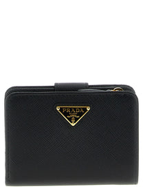 PRADA Saffiano Small Wallet Black