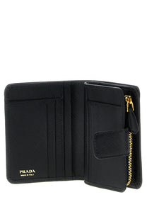 PRADA Saffiano Small Wallet Black