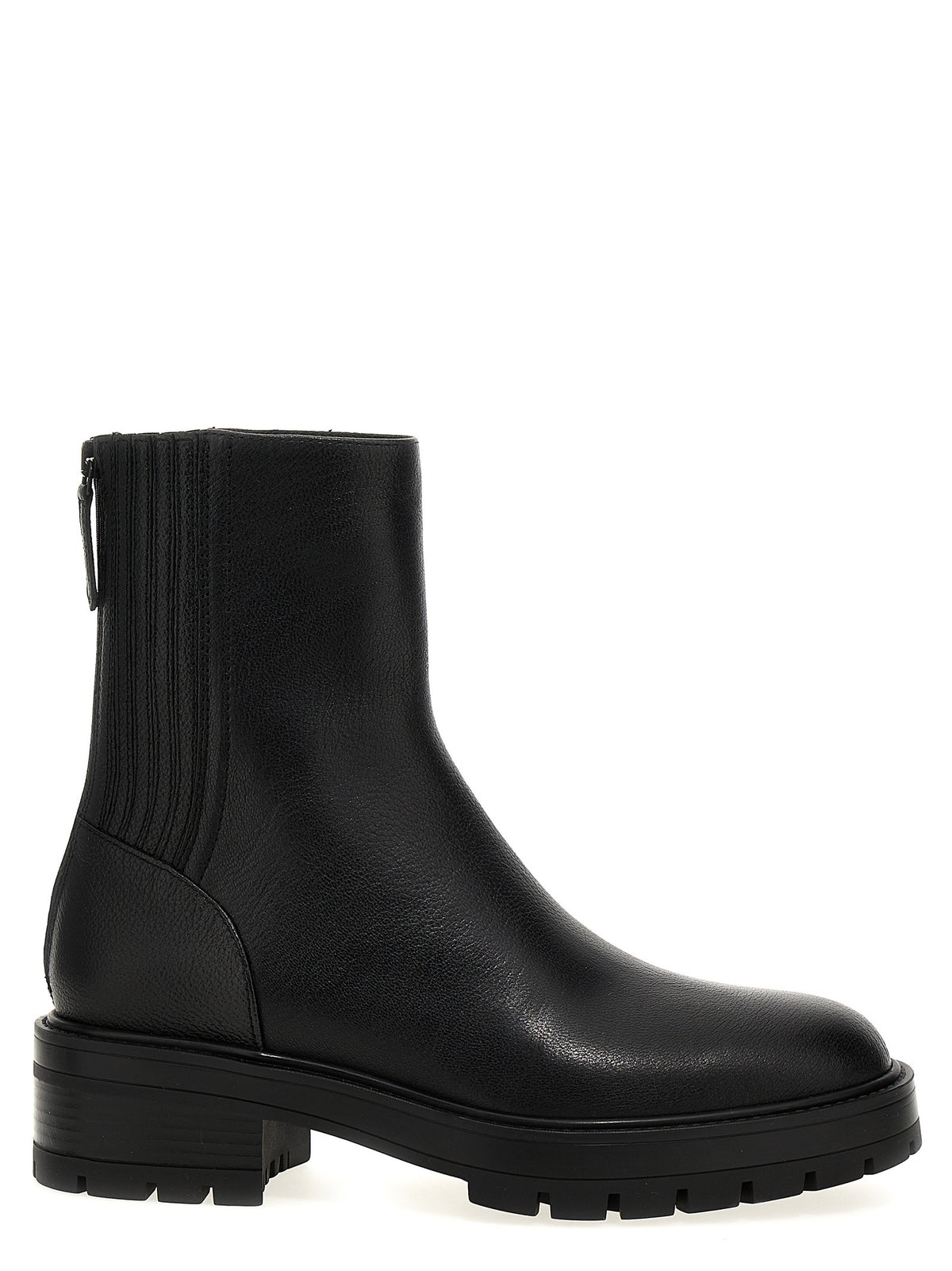 Aquazzura Saint Honore Ankle Boots Black
