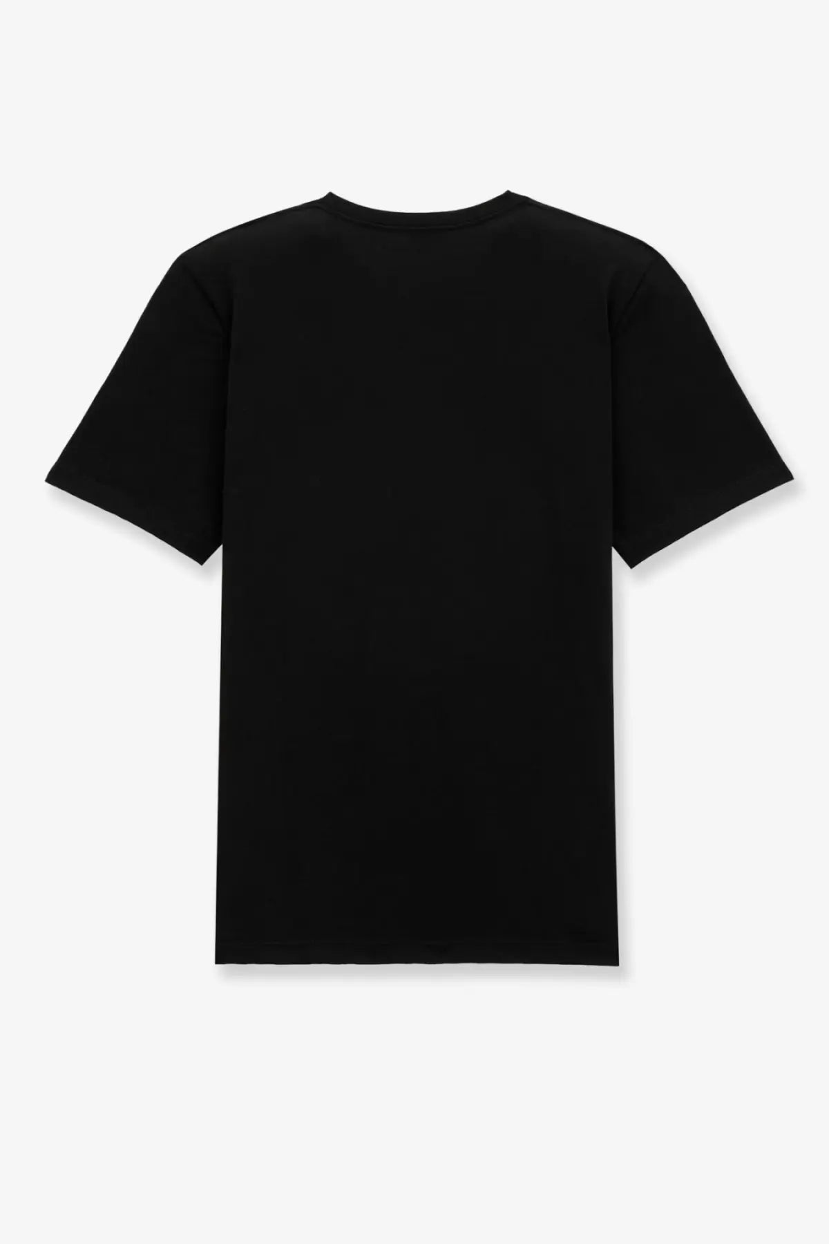 Saint Laurent men’s cotton black short-sleeved crew neck t-shirt front view product image