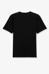 Saint Laurent men’s cotton black short-sleeved crew neck t-shirt front view product image