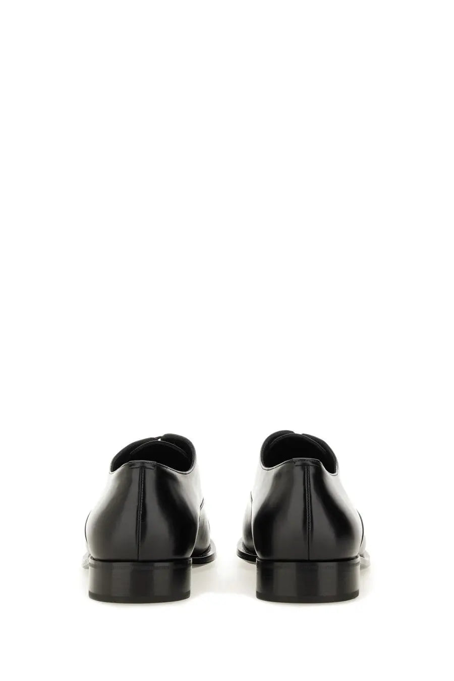 Saint Laurent men’s oxford shoe Adrien black leather dress shoes with polished finish and classic oxford design