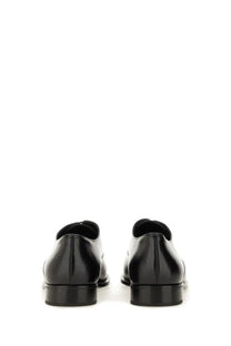 Saint Laurent men’s oxford shoe Adrien black leather dress shoes with polished finish and classic oxford design