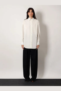 Saint Laurent Women's Certified Cotton Shirt White