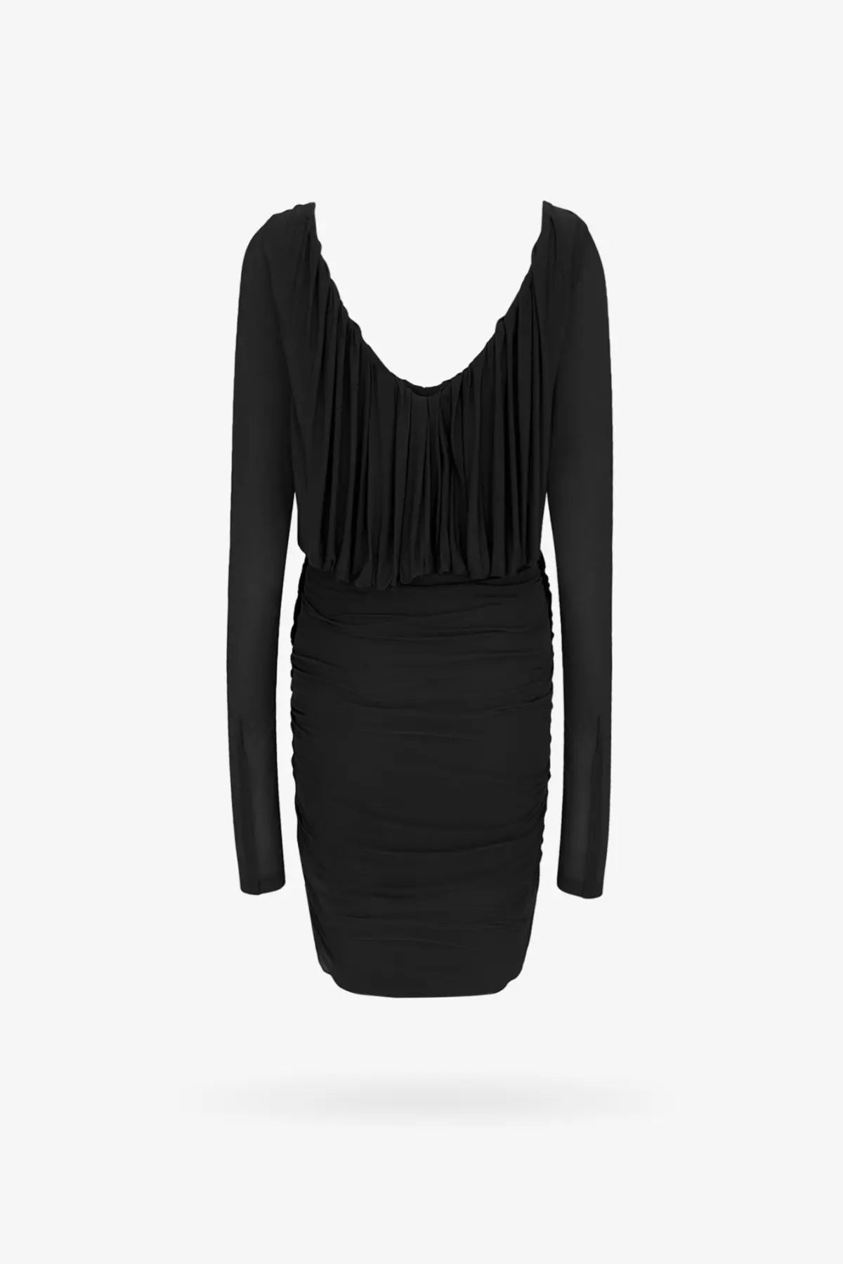 Saint Laurent Women's Cupro Dress Black