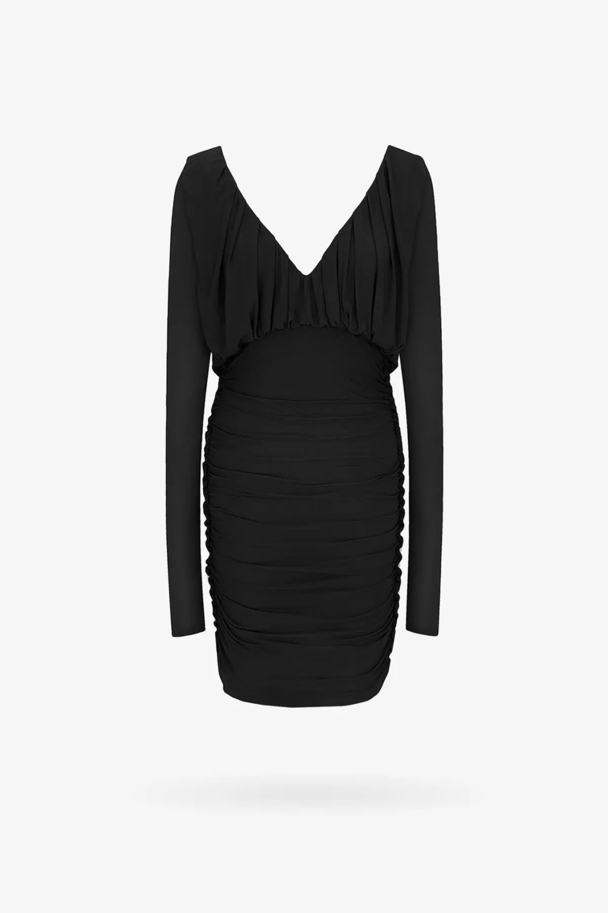Saint Laurent Women's Cupro Dress Black