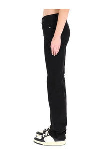 Slim fit black denim jeans with subtle stitching details from Saint Laurent womens low waist nico black collection