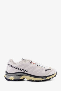 White salomon xa 2 trail running shoe with black and beige accents made of technical fabric and nylon for men