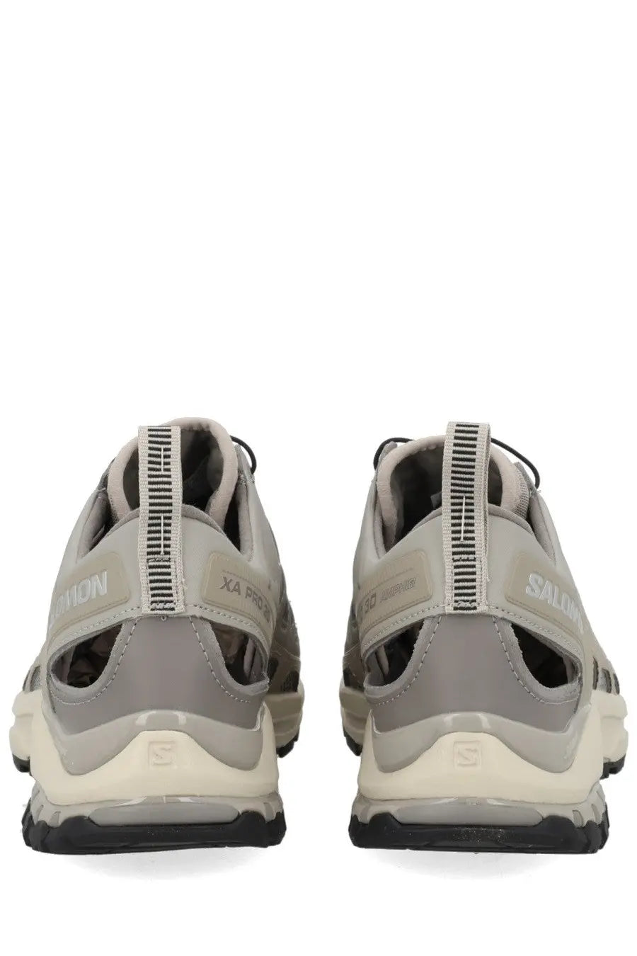Salomon unisex sneaker xa pro 3d amphib multicolor gray and beige trail running shoes with chunky sole design