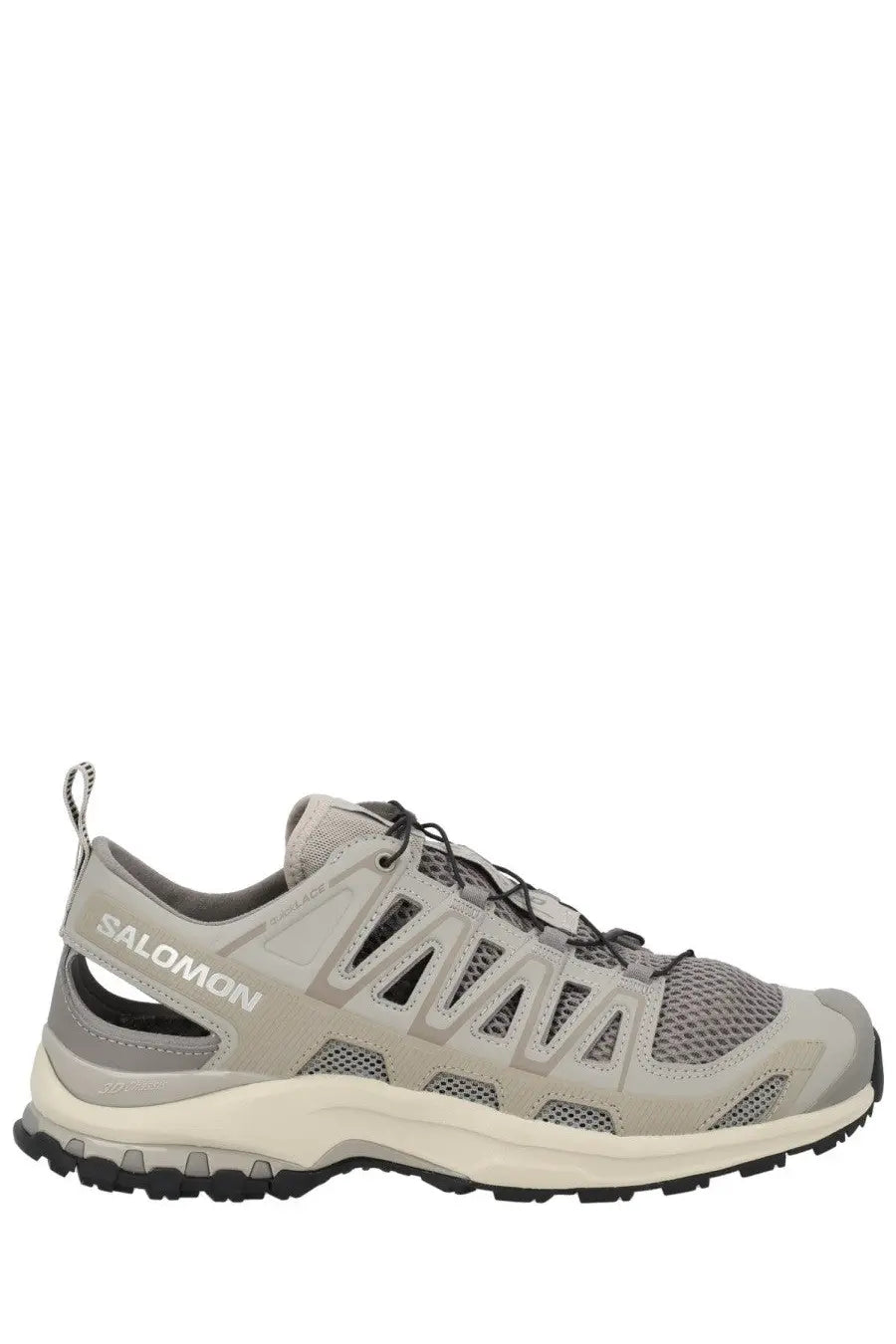 Salomon unisex sneaker xa pro 3d amphib multicolor gray trail running shoe with mesh synthetic overlays and rugged outsole