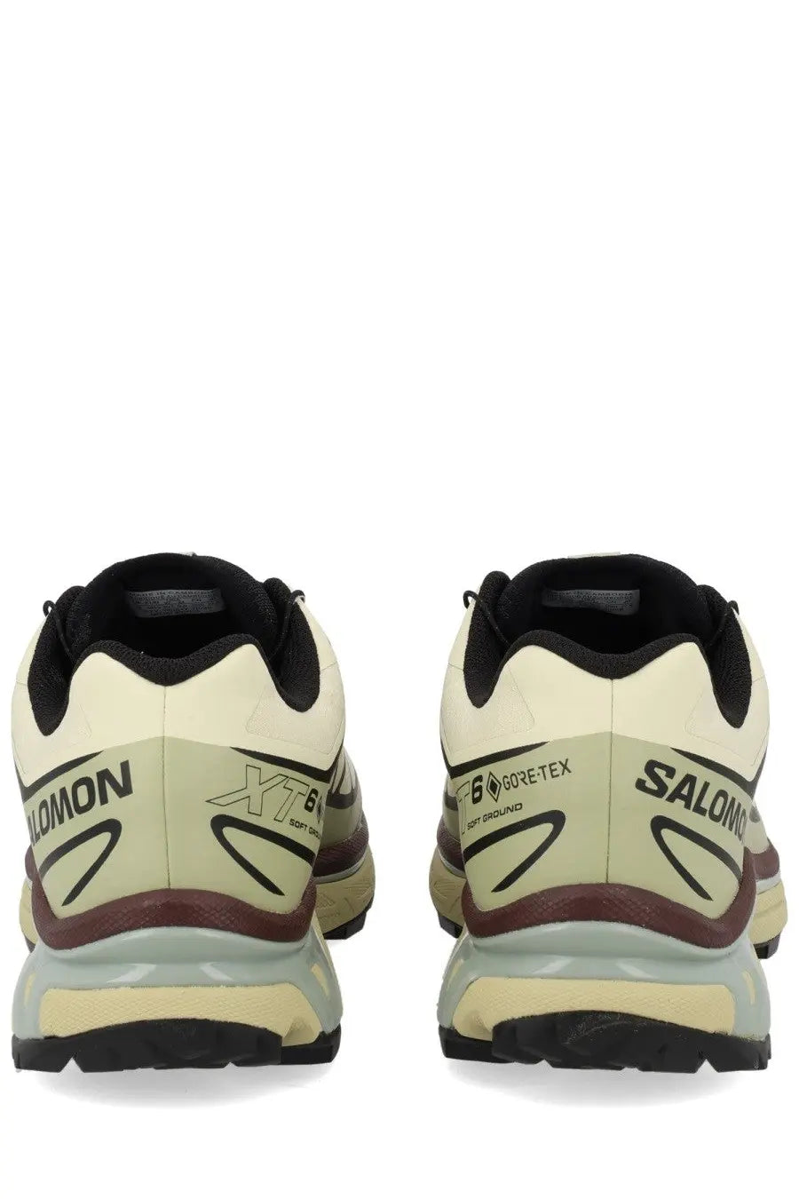 Salomon unisex sneaker xt white cream salomon xt6 trail running shoes with black maroon accents and gore-tex membrane