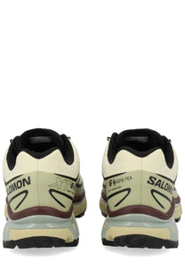 Salomon unisex sneaker xt white cream salomon xt6 trail running shoes with black maroon accents and gore-tex membrane