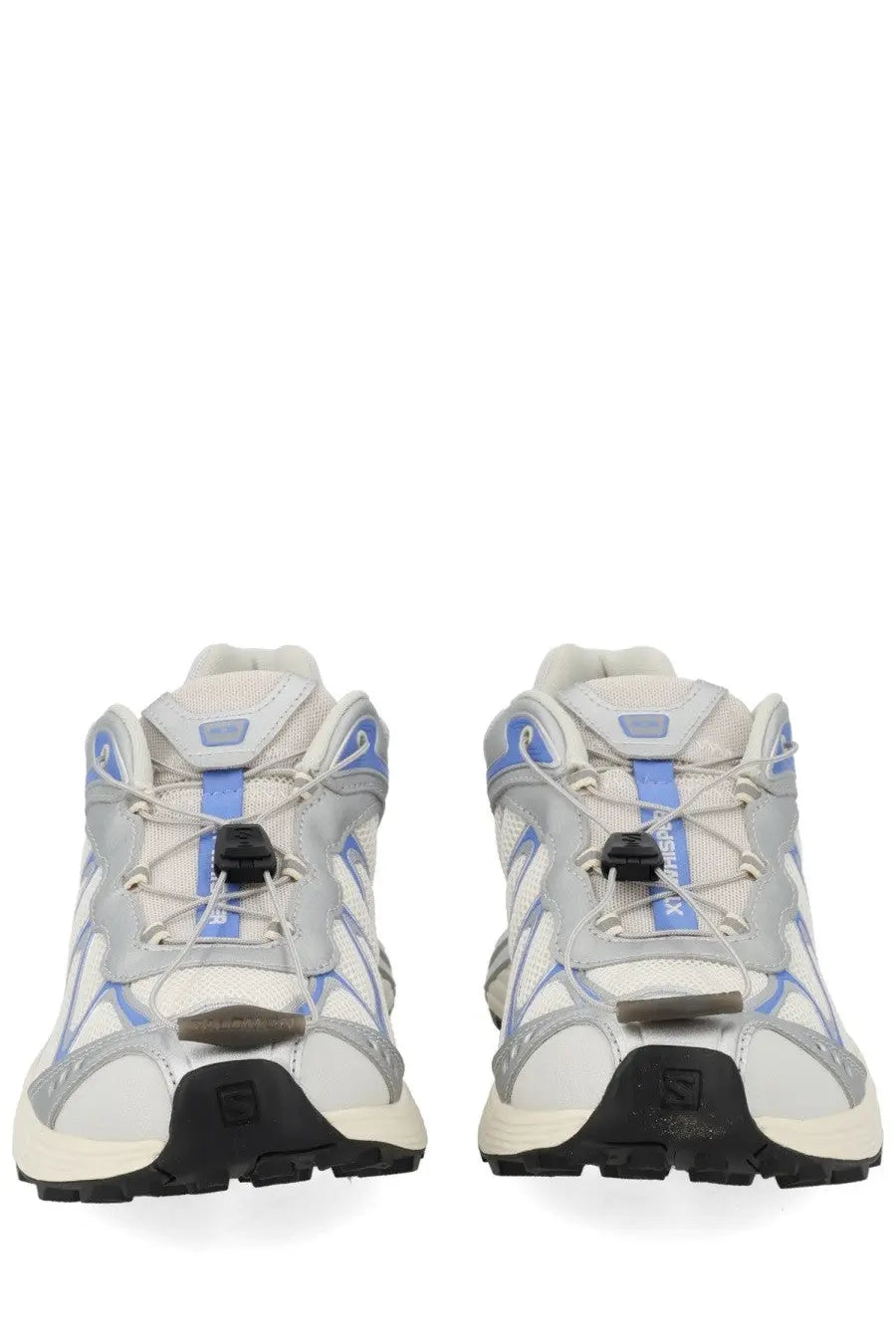 Salomon unisex xt whisper sneaker grey with light gray and blue mesh upper synthetic overlays trail running shoes