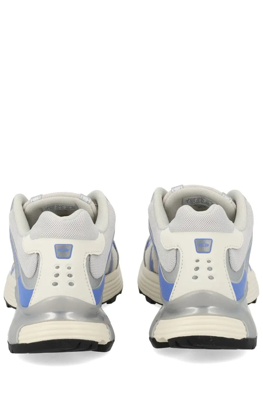 White and light blue nike air max 97 sneakers with translucent midsole featured in salomon unisex xt whisper grey product