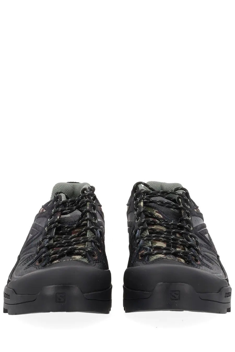 Salomon x carhartt wip unisex alp solomon carhartt sneaker black with rugged textured upper and reinforced toe cap
