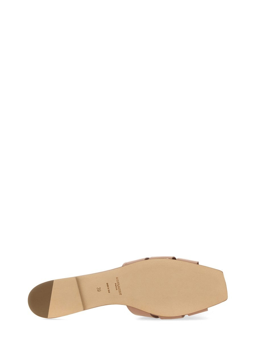 Saint Laurent Women's Sandal NU Pieds Tribute Beige