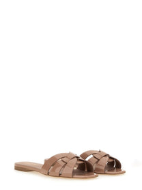 Saint Laurent Women's Sandal NU Pieds Tribute Beige