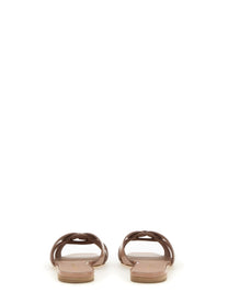 Saint Laurent Women's Sandal NU Pieds Tribute Beige