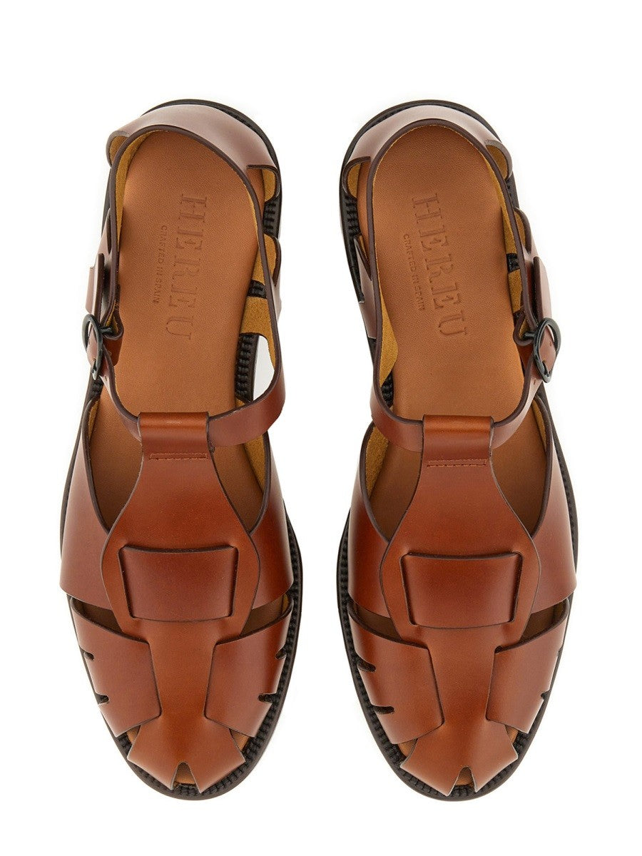 Hereu Women's Sandal Peach Brown